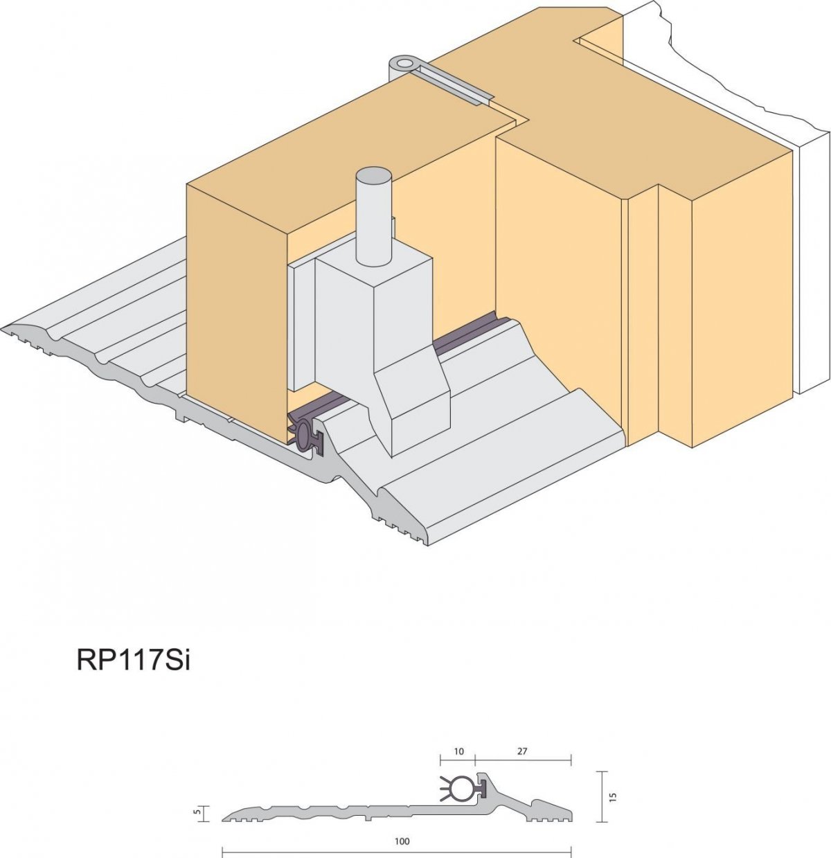 Hoofdafbeelding Ravendorpel RP117 2000 mm