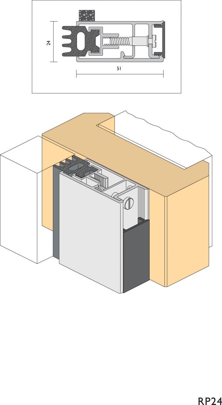 Hoofdafbeelding Raven Instelbare Afdichting Dubbele Deuren RP24SI