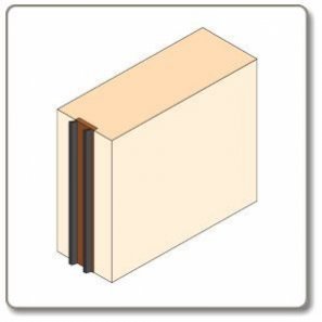 Gł&oacute;wny obraz Profil przeciwprzeciągowy Draft Quad Seal do drzwi podwójnych